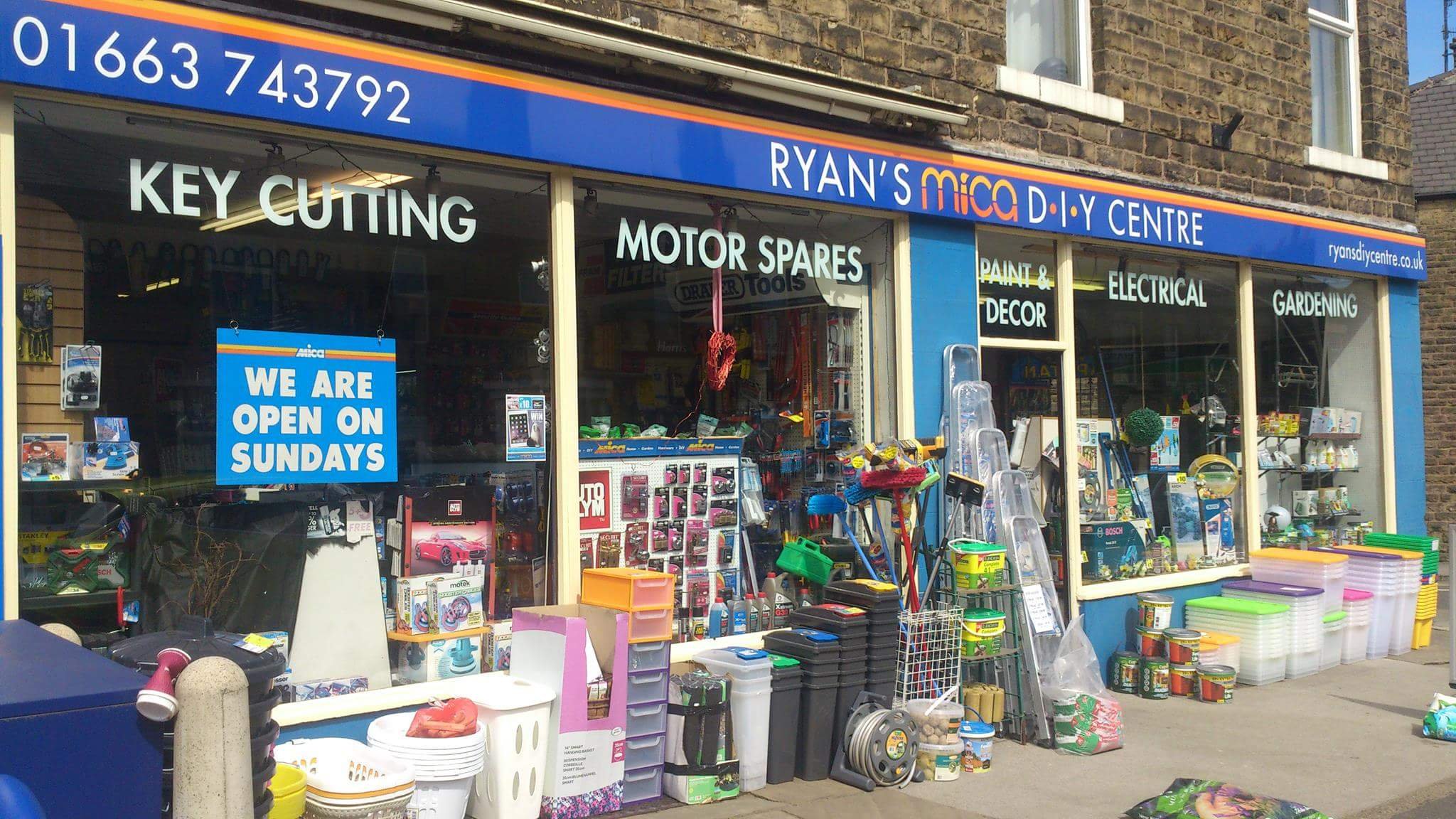 Family run DIY/Motor Spares shop in the High Peak. Just celebrated our 25th anniversary 😀