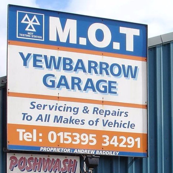 Yewbarrow Garage Ltd is an MOT Testing Centre & Vehicle Servicing Garage in Grange-over-Sands, Cumbria. 
Call 015395 34291