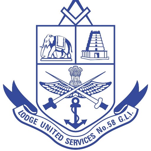 Official Twitter account of Lodge United Services No. 58 under the rolls of the Grand Lodge of India.
