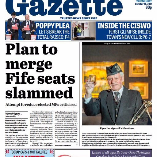 The only paper dedicated to Glenrothes - we welcome your stories and pictures.