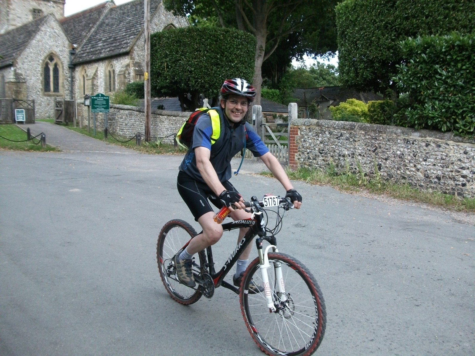 Distance mountain biker , 61 , Sussex. Eight completions of South Downs Way 100 miles. Best time 11hrs 59min in 2013. Like ALL AT SEA.