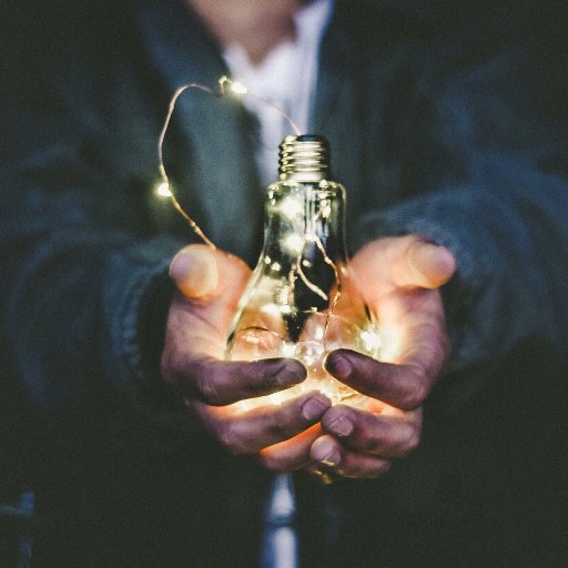 Only light can shine through darkness and
only WE can control the future