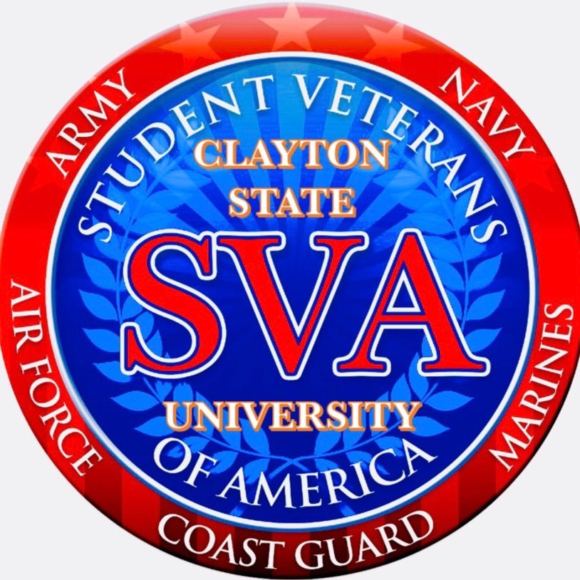 The Student Veterans Association Chapter of Clayton State University | Serving the entire Student Body & Our Communities | Contact Us: SVA@Clayton.Edu 🇺🇸🇺🇸