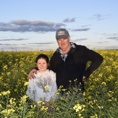 ChrisRickard13's profile picture. Southern Mallee grain farmer, Married with three kids. Growing Canola, Wheat, Lentils, Barley, Beans, Peas and Vetch. Like on farm storage and MPCI. CFA Captain