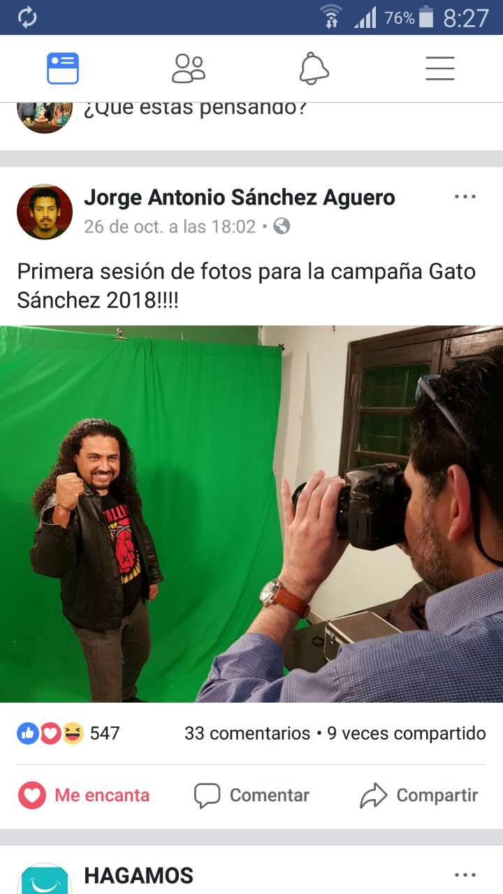 Metalero, filósofo y político de HAGAMOS! Con pasión y esfuerzo camino sin prisa a transformar el mundo.