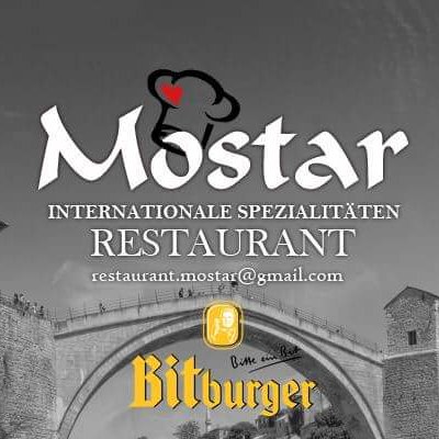 Mostar Restaurant Leer 
Internationale Spezialitäten 
RESTAURANT MOSTAR
Heisfelder Str 215 
26789 Leer