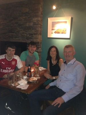 Married to Noreen with 2 sons Shane @ Patrick, live in Millstreet, work with Kerry Group and keen follower of all sports