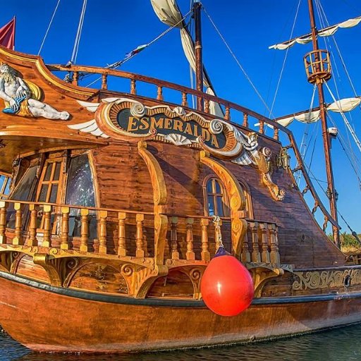 #Escape from the #routine and jump in the #adventures #together with #pirate #ship Esmeralda.  ⚓️🚢🔱