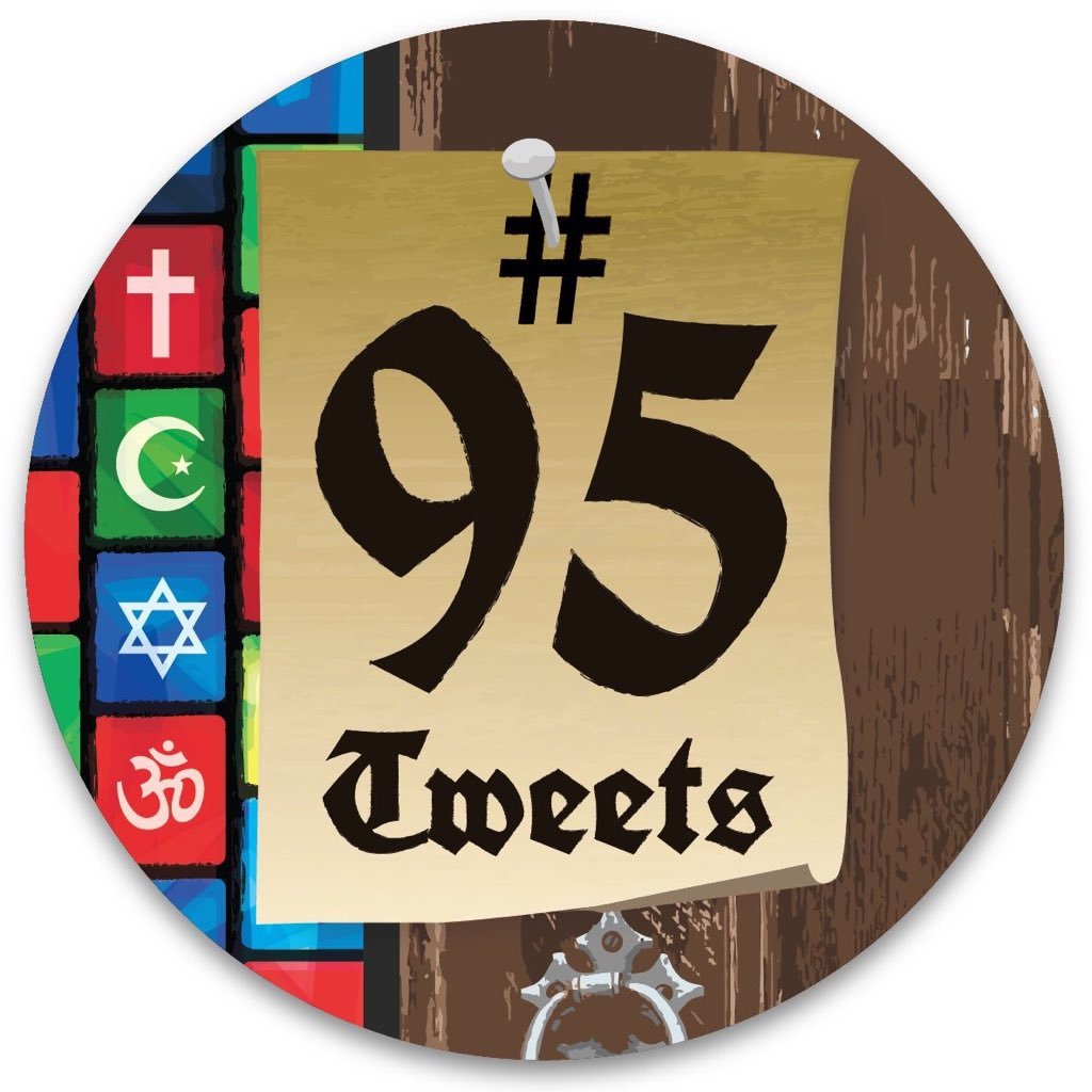 My95Tweets's profile picture. What've you experienced w/ religion? Tweet it w/ #95tweets! Go to https://t.co/AmDaVA3Qd8 to join the fun. In 500th year since Martin Luther, share YOUR list!