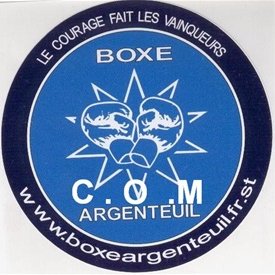 Club de boxe anglaise Argenteuil /
Le club accompagne les jeunes boxeurs jusqu'à atteindre le niveau de professionnel / 
