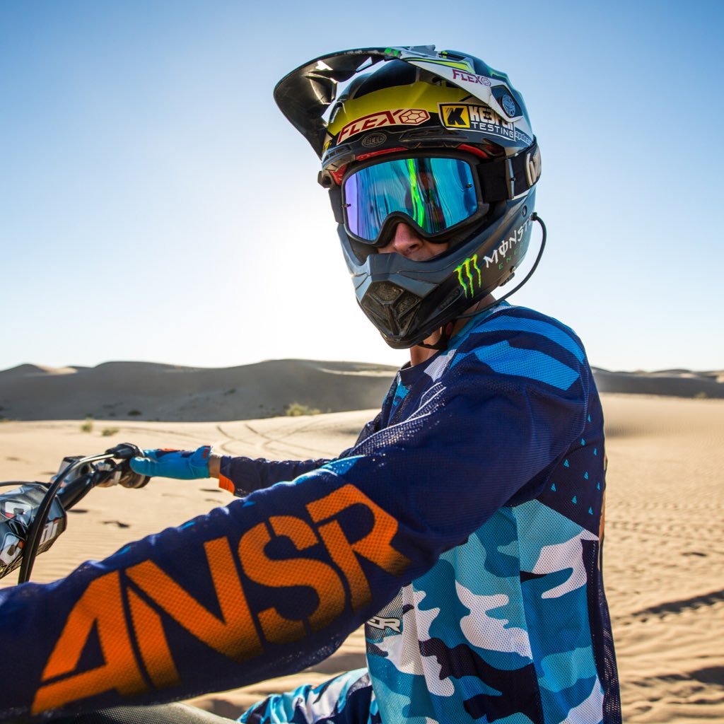 Washed up moto dude racin RZR’s... Media test rider