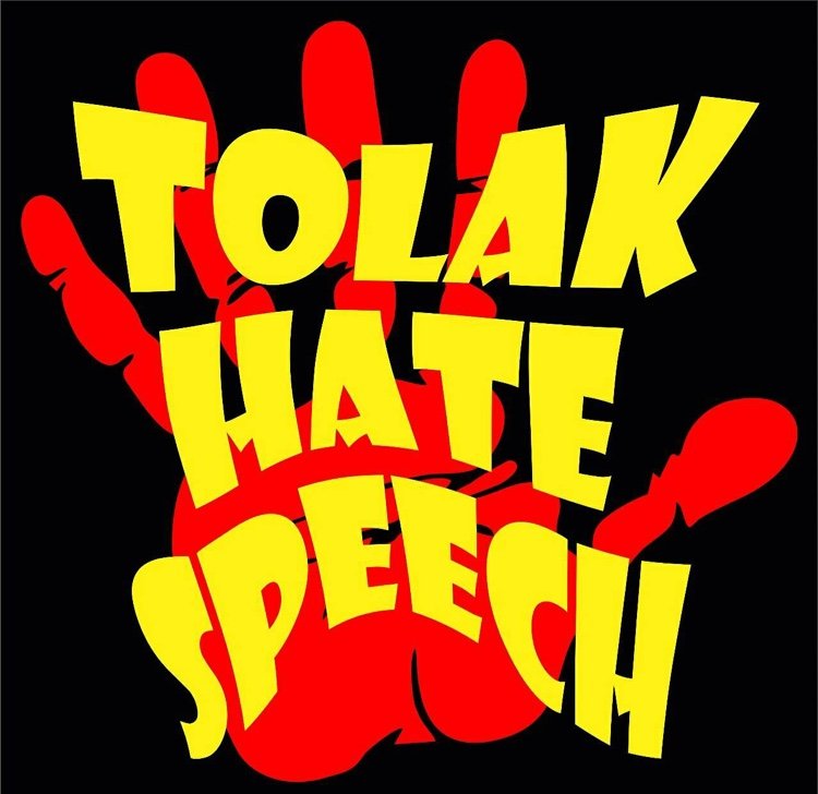 Tolak hate speech adalah kampanye sosial yang mengajak untuk menggunakan sosial media dengan bijak tanpa ujaran kebencian.

“Mulut dan Jarimu Senjatamu”