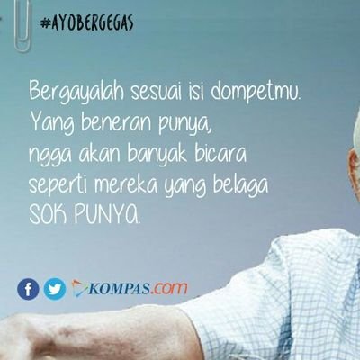 Lebih baik sendiri berbuat yg benar dari pada ramai2 tapi berbuat kejahatan