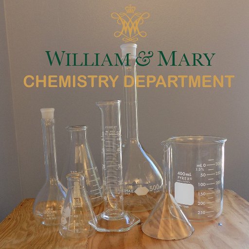 wmchemistry's profile picture. Chemistry Department at the College of William and Mary