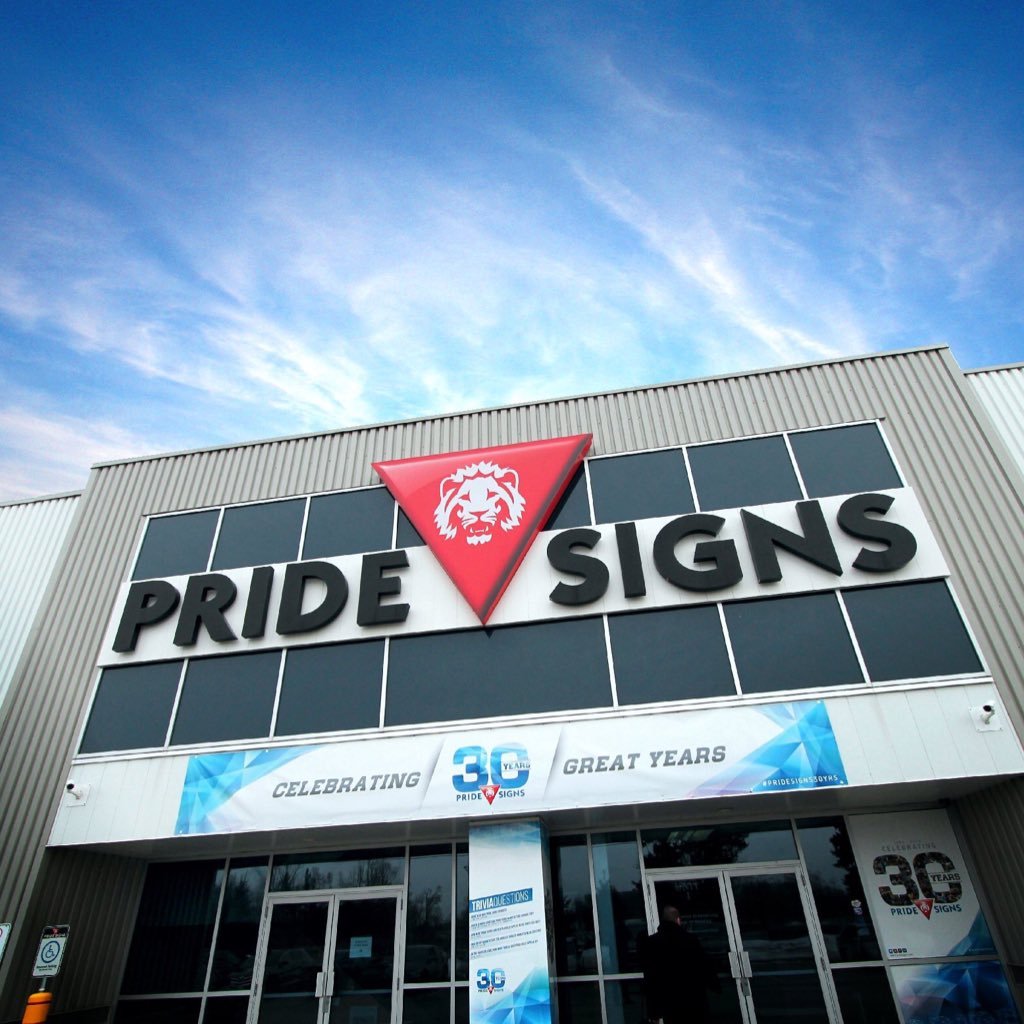 Pride Signs Ltd. is a North American leader providing single-source illuminated signage solutions. We make great signs #signsbypridesigns