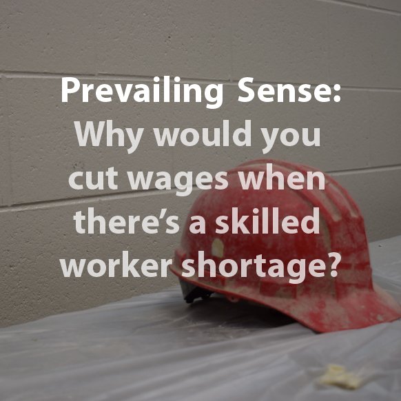 Prevailing wage saves taxes and keeps the work right here - especially when we have a skilled worker shortage here in Michigan. Don’t repeal prevailing wage.