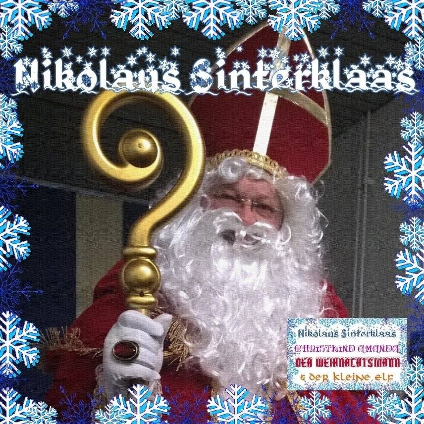 Nikolaus Sinterklaas, Christkind Amanda, der Weihnachtsmann & der kleine Elf. Zusammen wollen wir Kinderaugen glücklich machen.