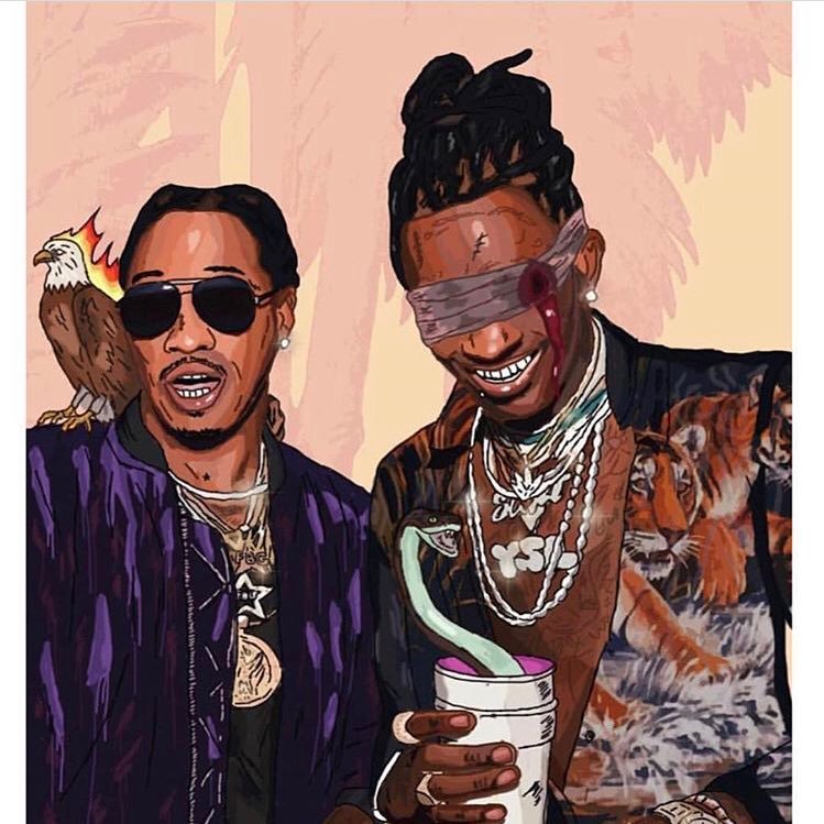 Future & Young Thug. Dedicated to the 2 greatest Trap artists of all time. 🐍🦅