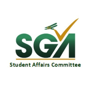 Student Government Association Student Affairs Committee. By the students, for the students! DM us with suggestions to improve student lives.