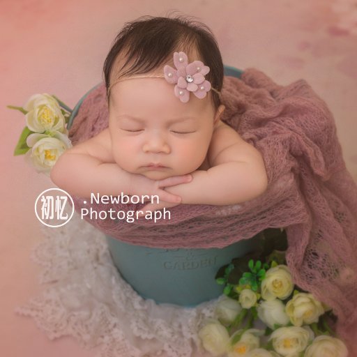 focus on handmade newborn photo props