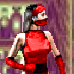 I'm Skarlet, the female ninja dressed in red that nobody's ever really seen.
