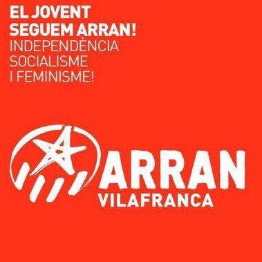 Nucli de l'organització juvenil de l'Esquerra Independentista a Vilafranca del Penedès. Independència, socialisme i feminisme!!