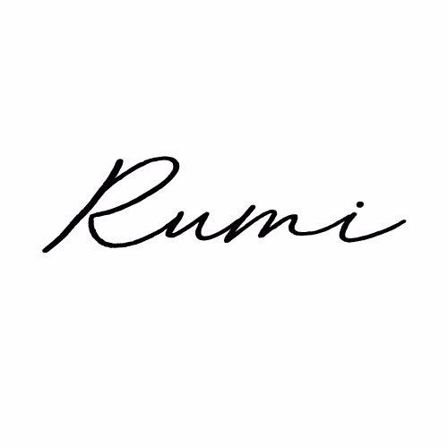 Be bold. Be sustainable. Be Rumi. https://t.co/8Bb5GJHM47