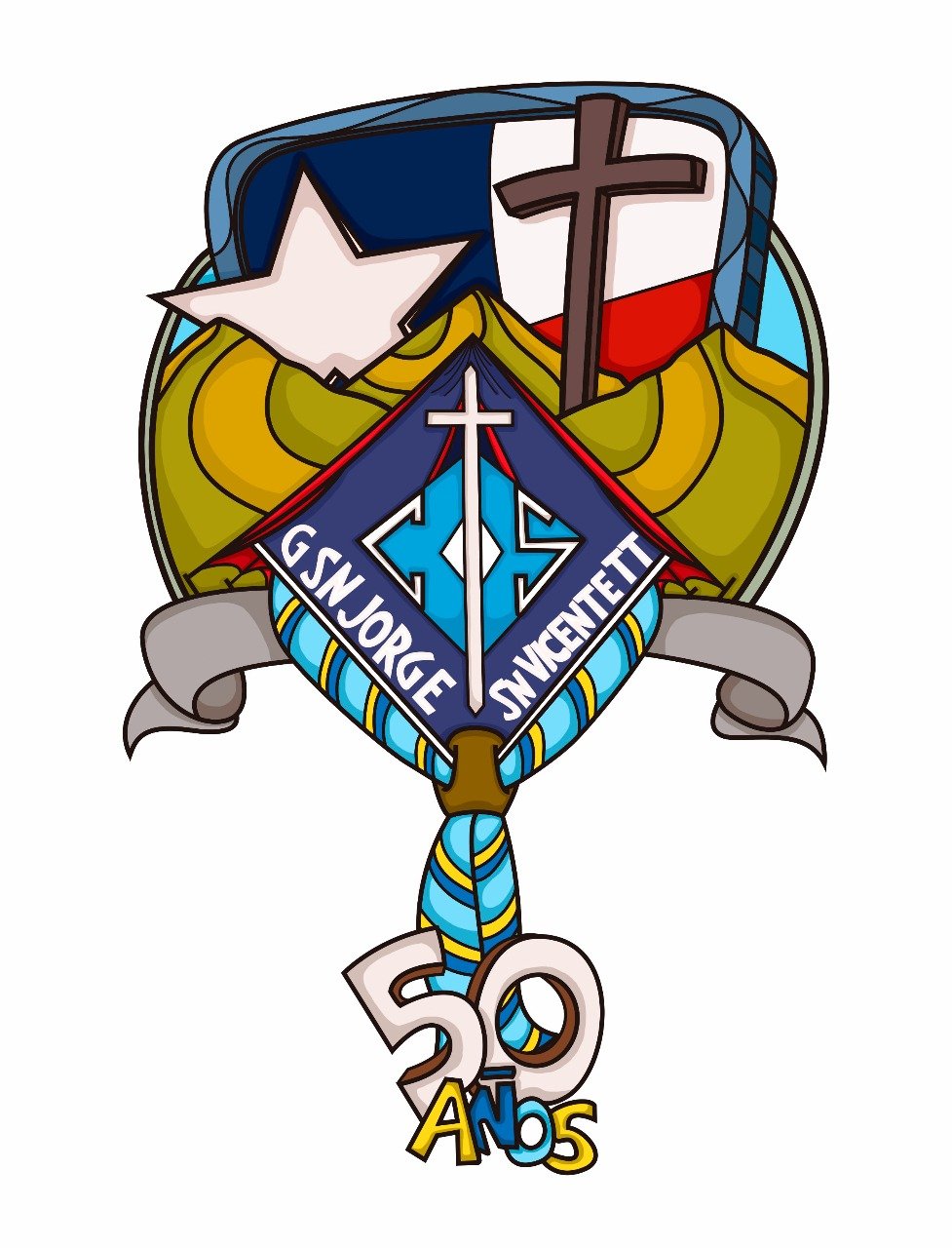 El Grupo Scout San Jorge fue fundado en 1968, por el Padre Cristóforo Colombo entre alumnos del Colegio El Salvador, de los Padres #Barnabitas @agschile