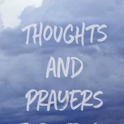 Delivering thoughts and prayers to a town inevitably near you! (Because this is so much easier then actually doing anything about gun violence)