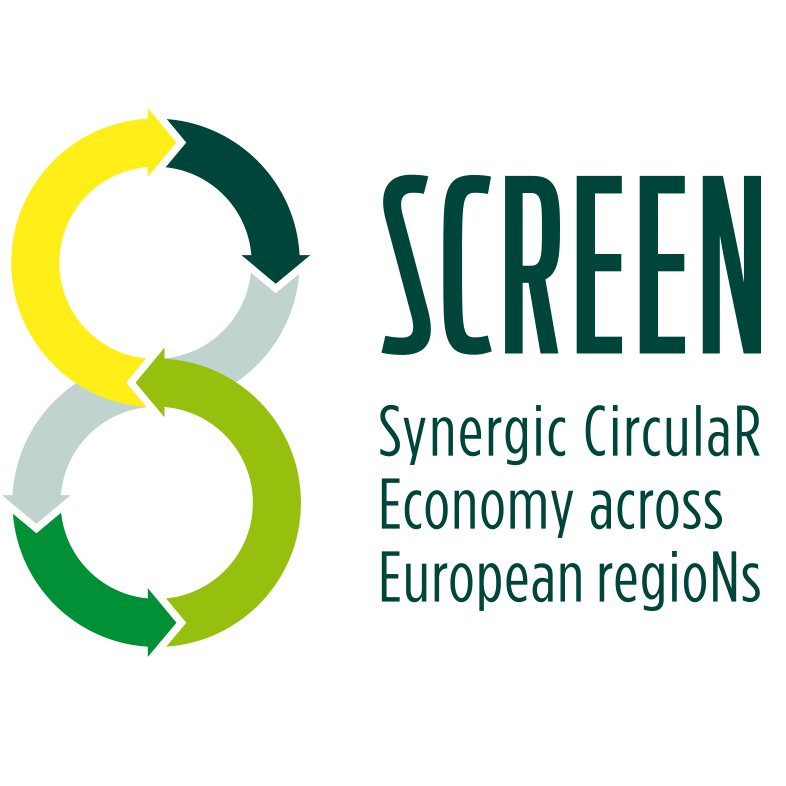 SCREEN connects 17 European Reigions, cooperating for the definition of a replicable systemic approach towards a transition to Circular Economy