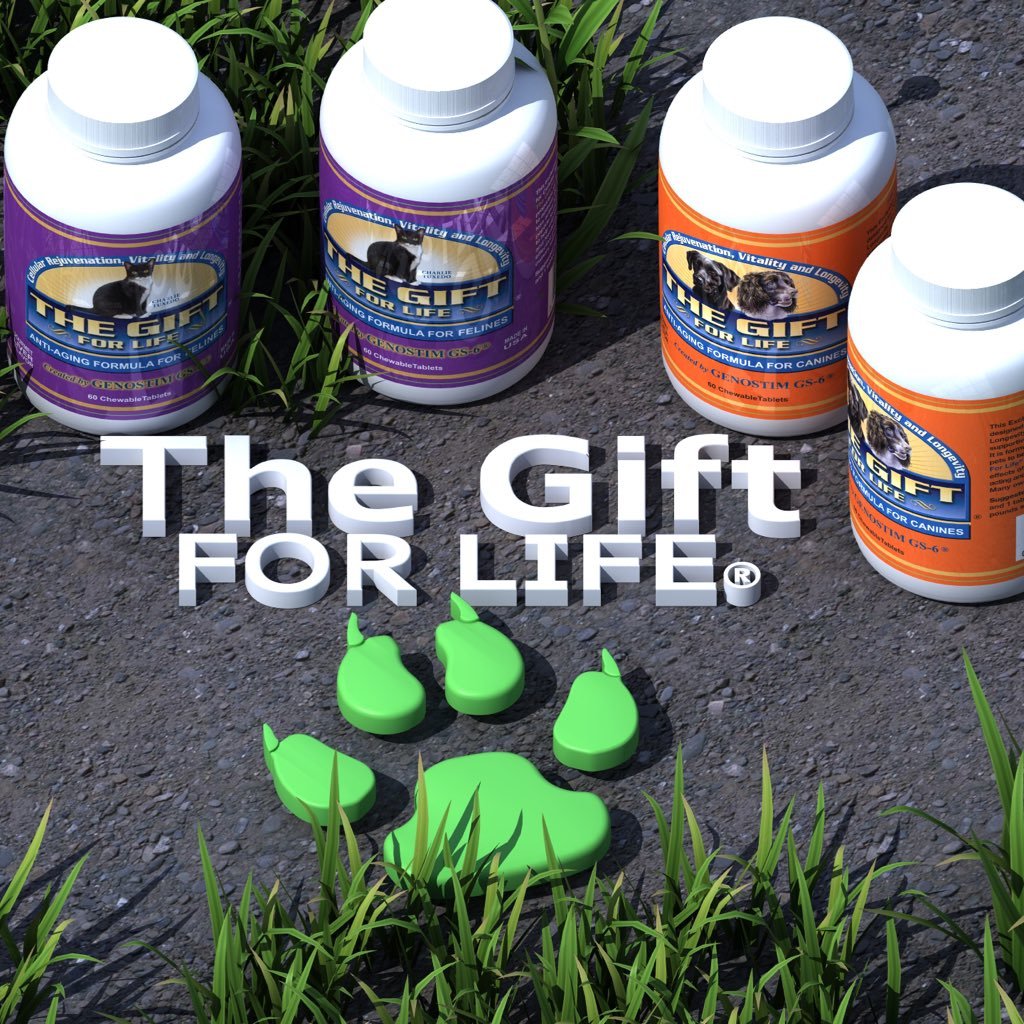 ABC News calls The Gift For Life “The Fountain of Youth for Pets. Made in the USA. 100% money back guarantee. Available on @Amazon