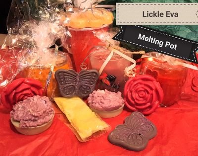 Homemade wax melts, candles, body products