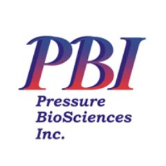 Pressure BioSciences (OTCQB: PBIO) is a life sciences co. focused on development of novel platform called pressure cycling technology (PCT).
