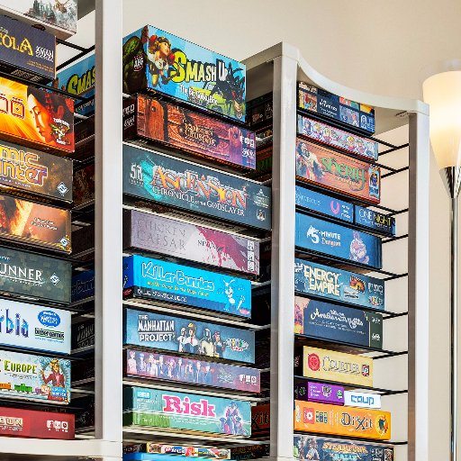 BoxThrone is a modular, customizable board game shelf that grows and shrinks to the size of your collection. Store is now LIVE: https://t.co/LCQWxBHIAL