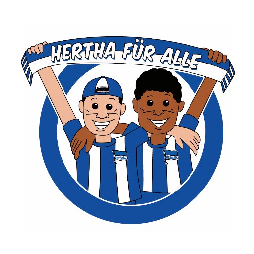 Die einzigen Farben, die im Stadion zählen, sind die deines Vereins. Ha Ho He – Hertha B.S.C.!
