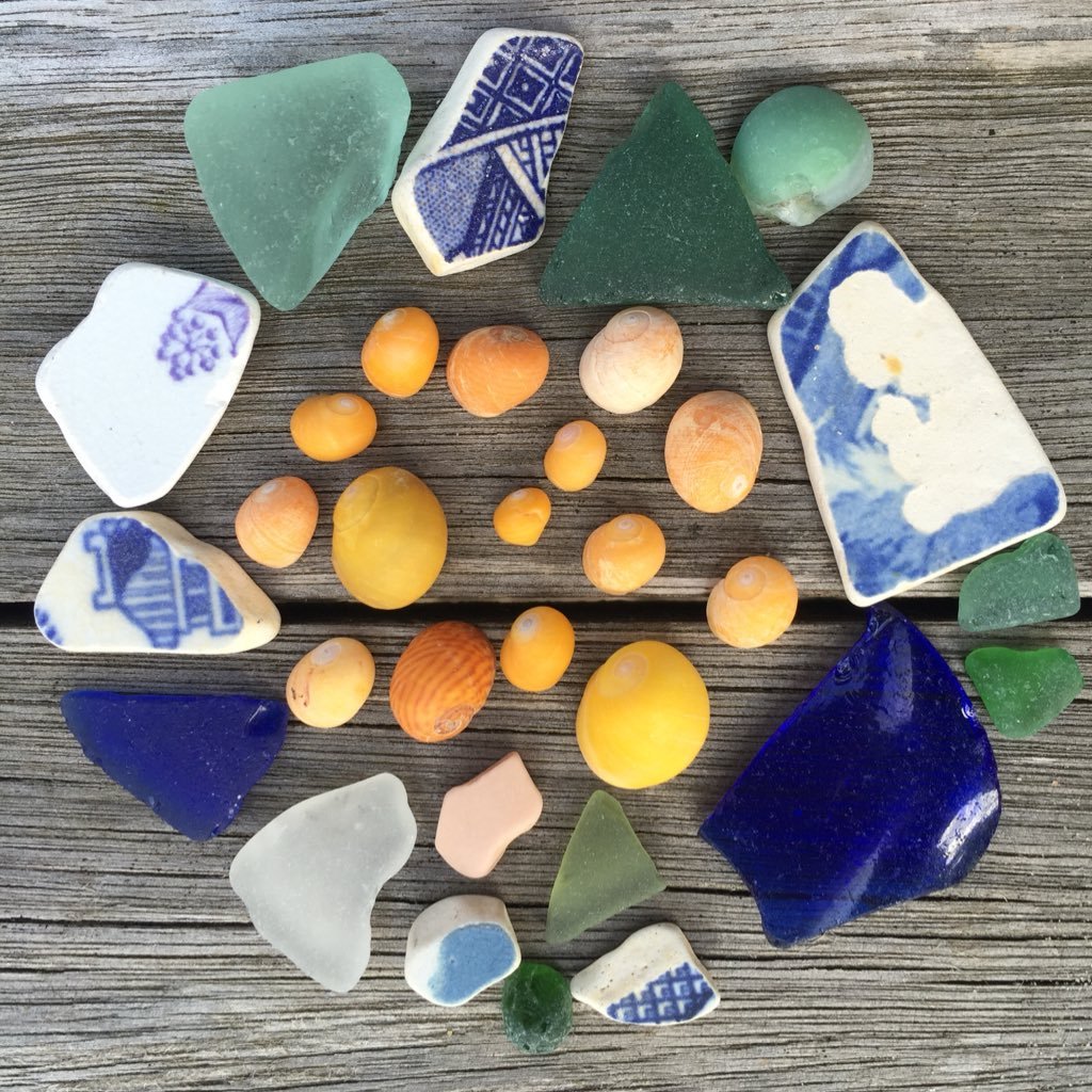 Sea art, genuine beach finds, sea glass and pottery. Find me on Etsy (fifeseaglass)