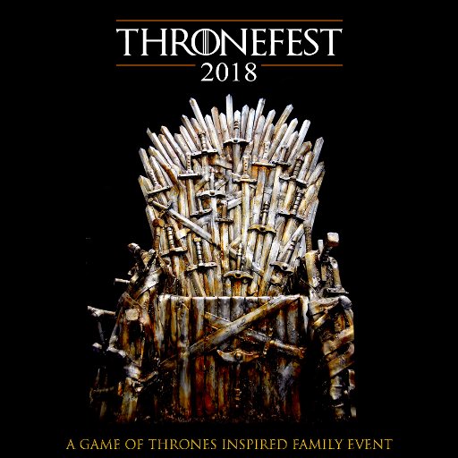 Thronefest 2018. A festival event inspired by Game of Thrones coming to Kent in 2018. Cast members, props, jousting, wolves, dragons..Winter Is Coming... on Sun