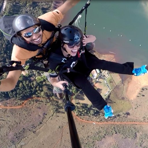 Venha voar de parapente!