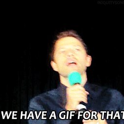 Supernatural has a gif for everything. I'm going to use that to my advantage to annoy people that deserve to be annoyed. #parody feel free to send a gif!