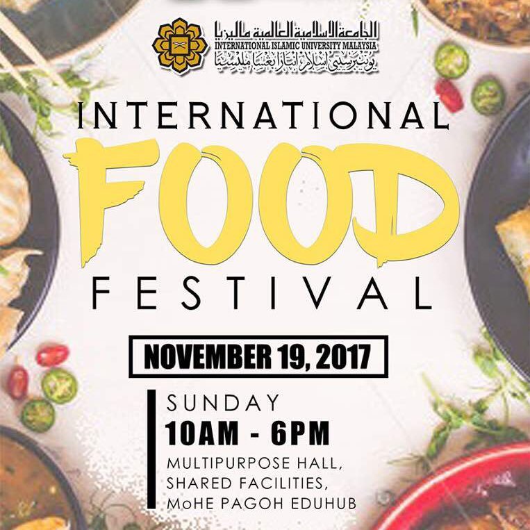 19 November 2017| 10am-6pm HEAVENLY FOODS FROM VARIOUS COUNTRIES ✈️ Japanese, Korean, Mexican, Italian foods and many more!