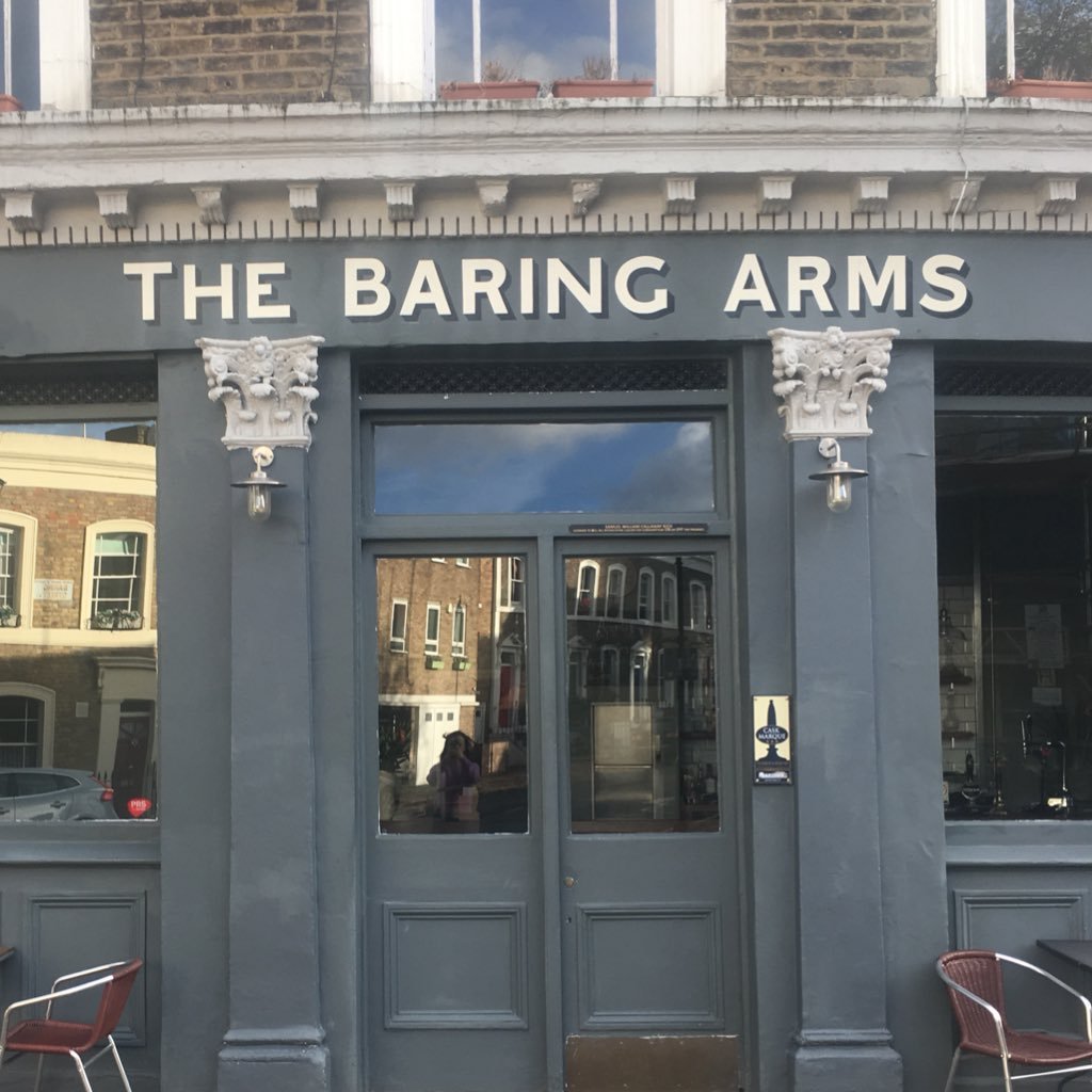 Pub tucked away on Baring Street, Islington N1. Cask ales, craft beers, lagers, wines & cocktails. Live sport