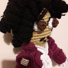 I crochet dolls in varying forms of celebrity :)