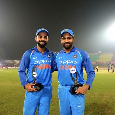The #1 Fan Club Of The Cricketer
Virat Kohli and Rohit Sharma On Twitter. Follow Us For Exclusive News, Stats PICS & Videos On @imVkohli & @imRo45 ) #TeamIndia