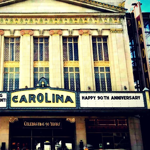 1927 Historic Theatre situated in Downtown Greensboro North Carolina