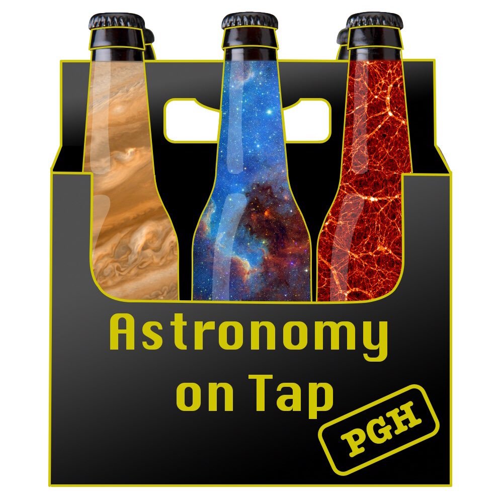 Events featuring informal presentations by professional astronomers, held in bars around the Pittsburgh area.