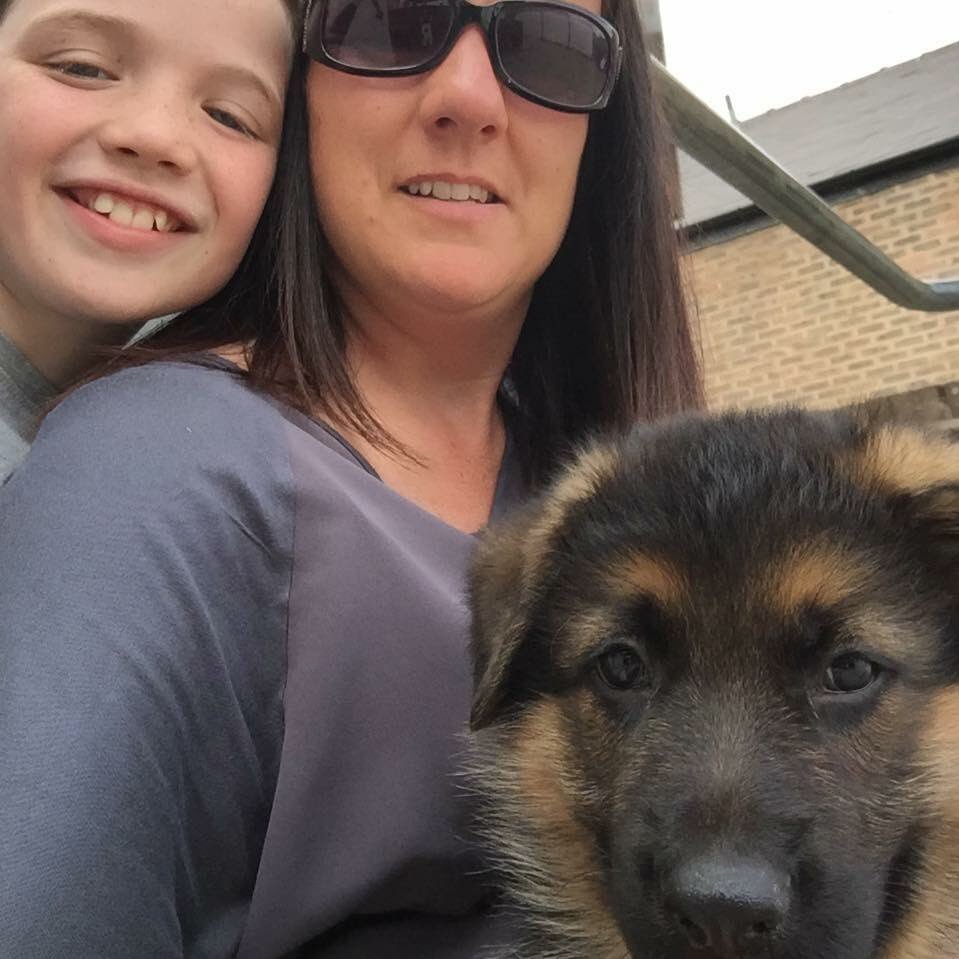 I'm a busy mam of 2 boys and three adult german shepherds I'm a dental nurse