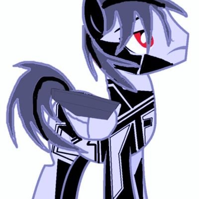MLP_TCracker's profile picture. A pegasus who looks like Starscream and loyal to @MLP_ConLeader.

Alternate form: Sky skiff.