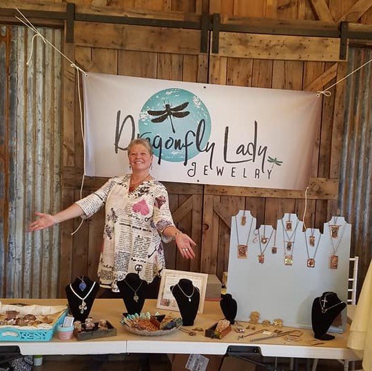 Howdy! I'm the Owner, Creator and Designer for Dragonfly Lady Jewelry. I have my Degree in Fine Art and am also a self taught metalsmith. Please enjoy!