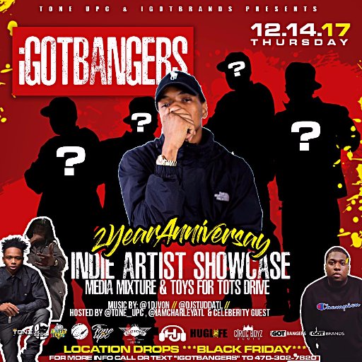 CREATOR OF #iGOTBRANDS #iGOTBANGERS FATHER 1st-EVENT HOST & COORDINATOR BOOKINGS/APPEARANCES TONEMRUPC@GMAIL.COM  #MRUPC #ATLsMostUnderRated