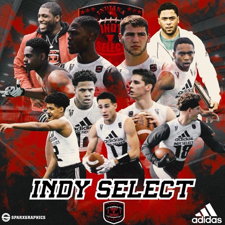 Home of premier 7v7 club, Indy Select 7v7. 2017 State Champions. Indy's Premire Football Academy and Skill development. /// #3stripelife #R3dLif3 #FTTW